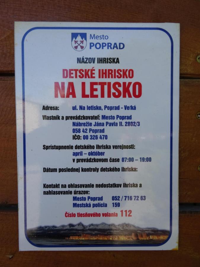 Rekreacny Dom Tyrkys Villa Poprad Luaran gambar